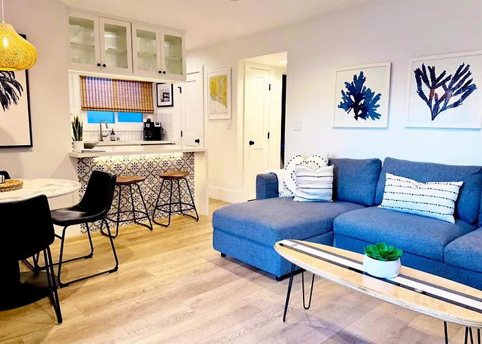 2026 Award Winner, Luxe 2Br, Steps To Sand & Pier, With Fire Pit, Ac And Parking
